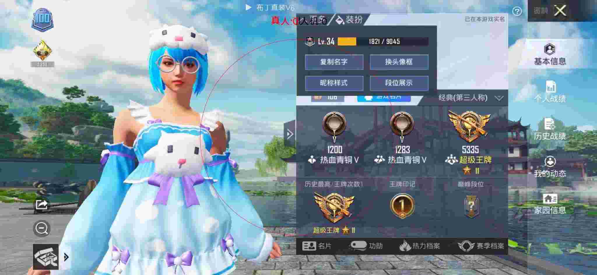 和平精英布丁直装透视 - 和平辅助店卡座隔断简易效果图辅助预览图